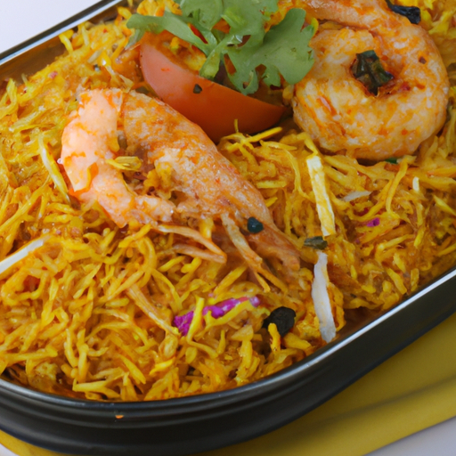 Prawn Biryani Rezept