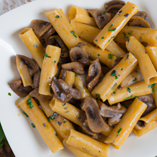 Rigatoni Al Funghi Rezept