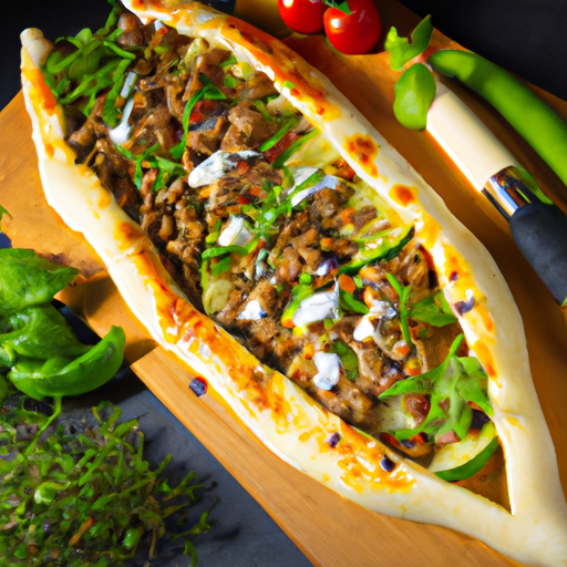 Pide Mit Hackfleisch Und Salat Rezept