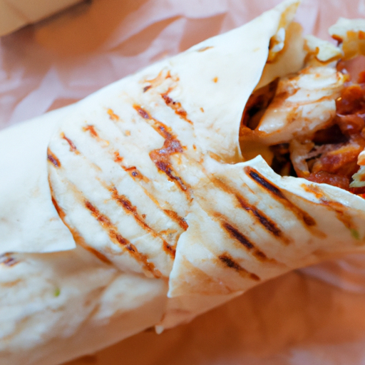 Crispy Chicken Barbecue Wrap Rezept