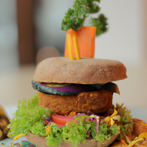 Veganer Burger Men Rezept