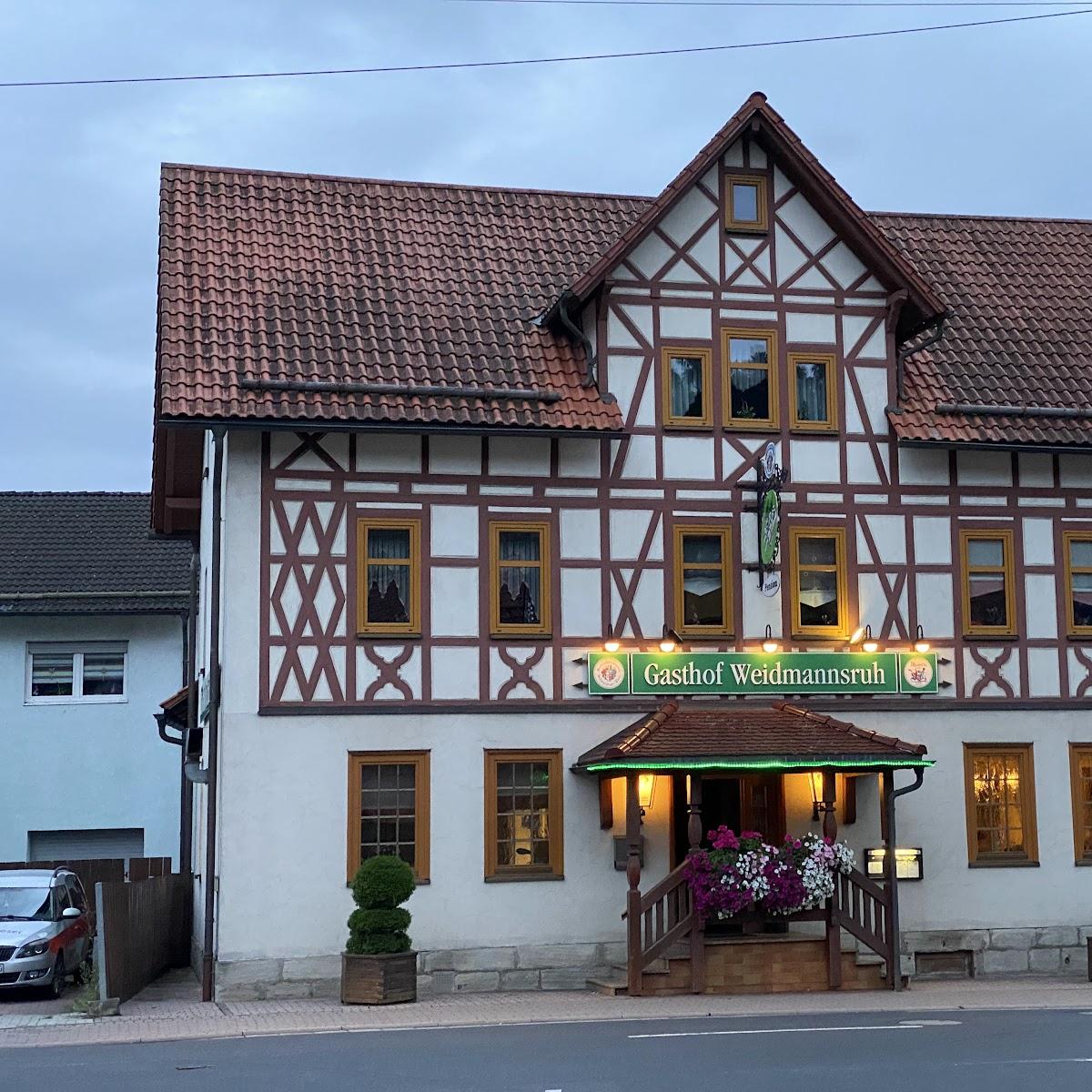 Restaurant "Pension und Gasthof Weidmannsruh" in Schleusingen