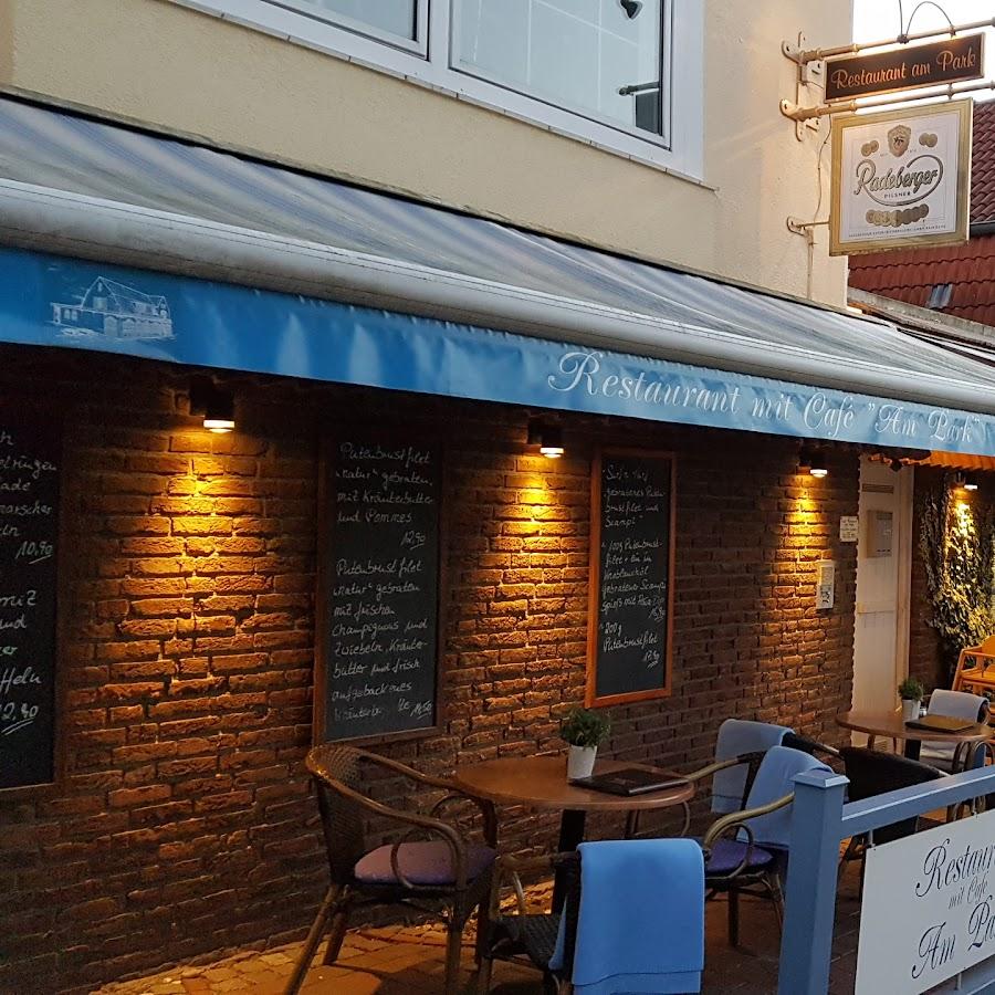 Restaurant "Restaurant mit Café  Am Park " in Büsum