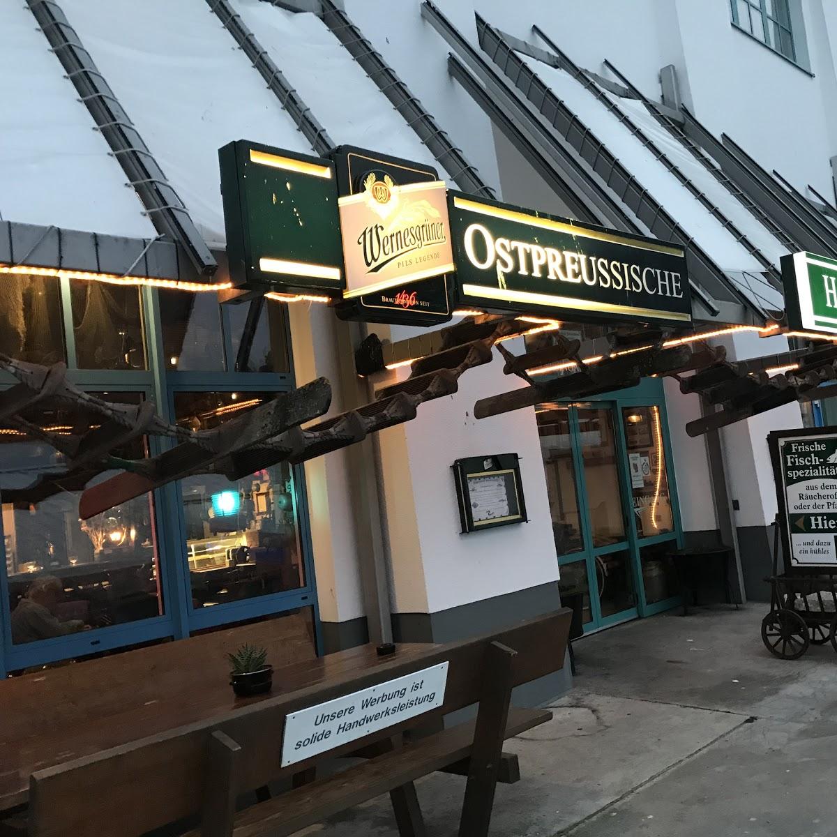 Restaurant "Ostpreußische Hafenräucherei" in Sassnitz