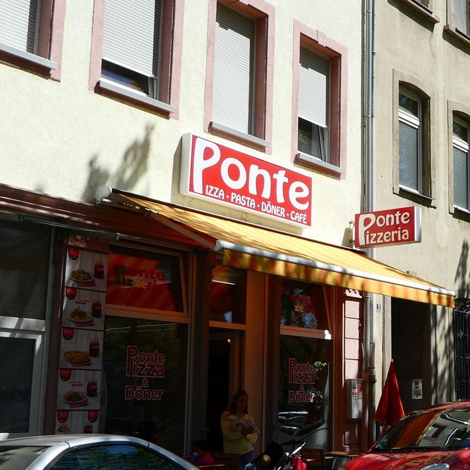 Restaurant "Ponte Pizzeria" in Mannheim