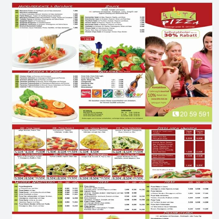 Restaurant "Blitz Pizzaservice" in Kiel