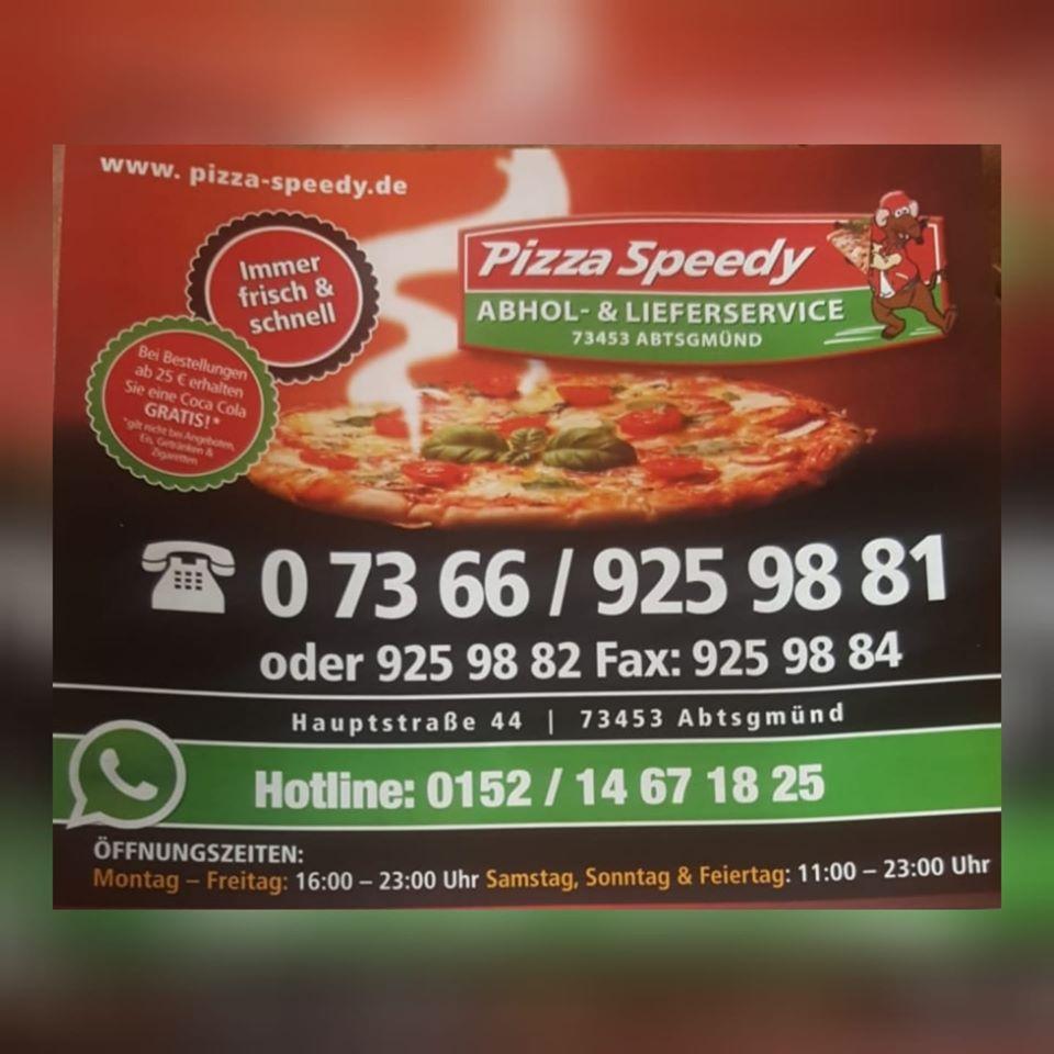 Restaurant "Pizza Speedy" in Abtsgmünd