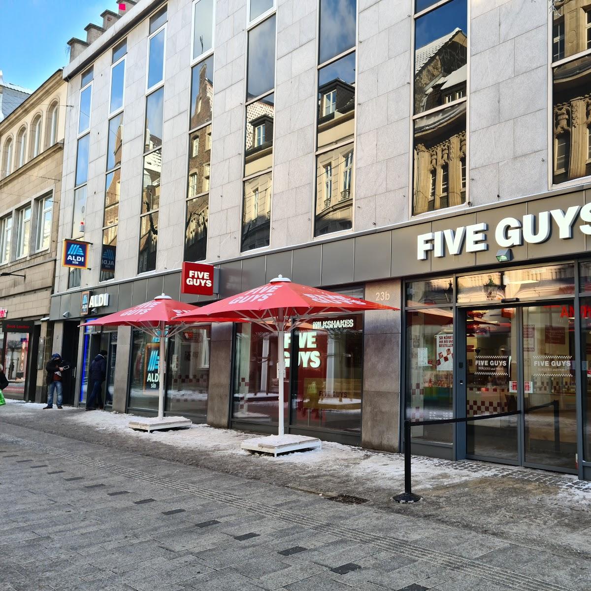 Restaurant "Five Guys" in Düsseldorf