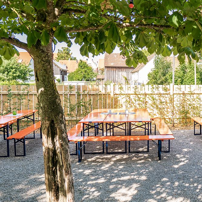 Restaurant "Café Beck Biergarten" in Freystadt