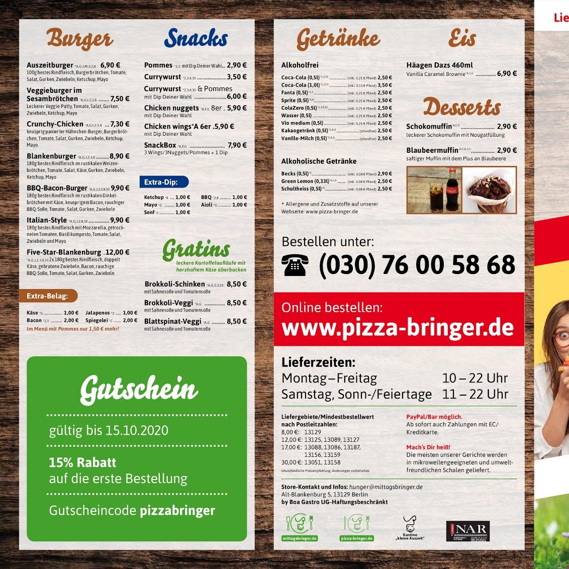 Restaurant "pizza-bringer" in Berlin