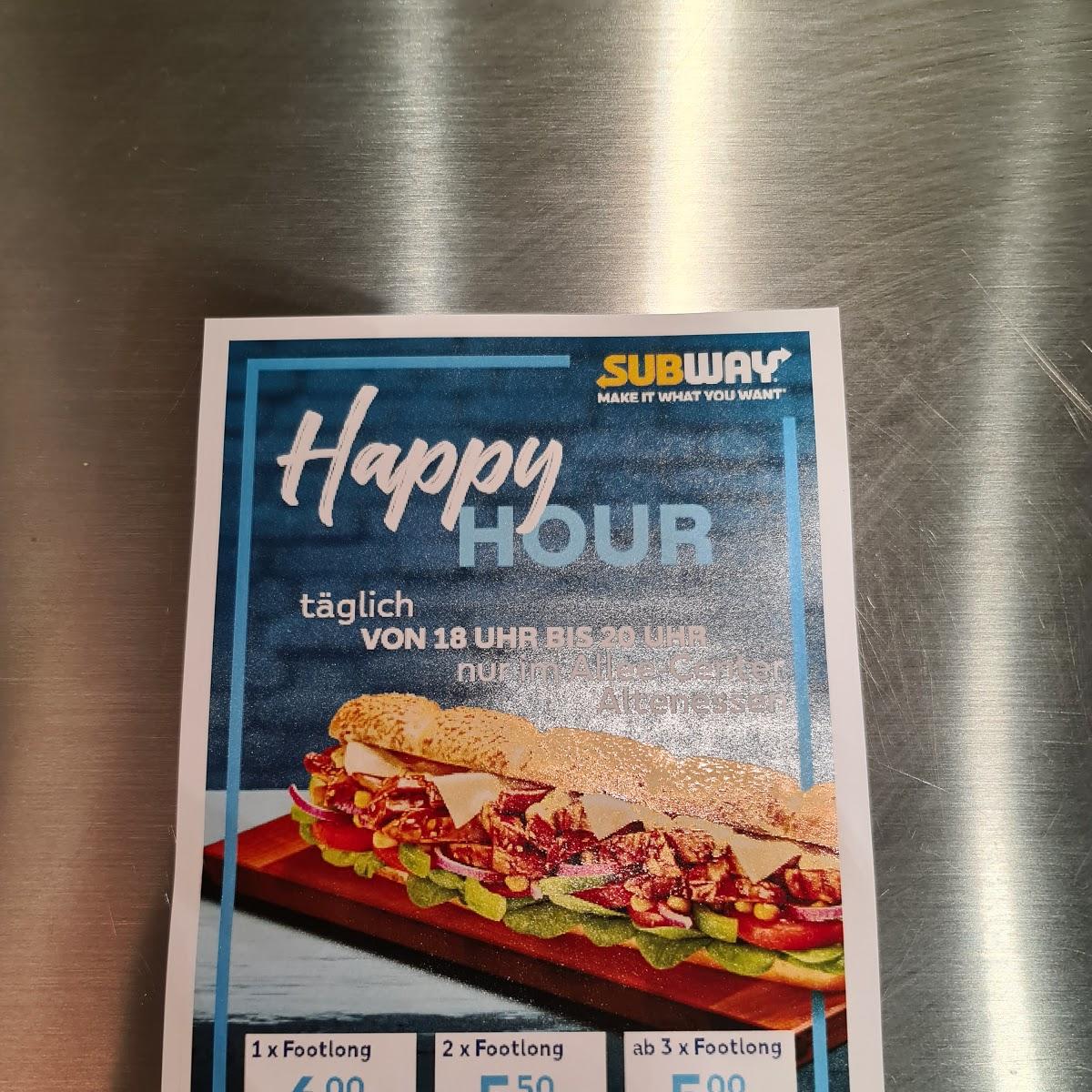 Restaurant "Subway" in Essen