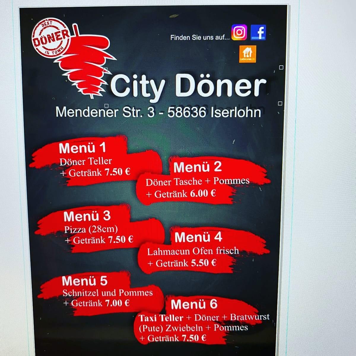 Restaurant "City Döner" in Iserlohn