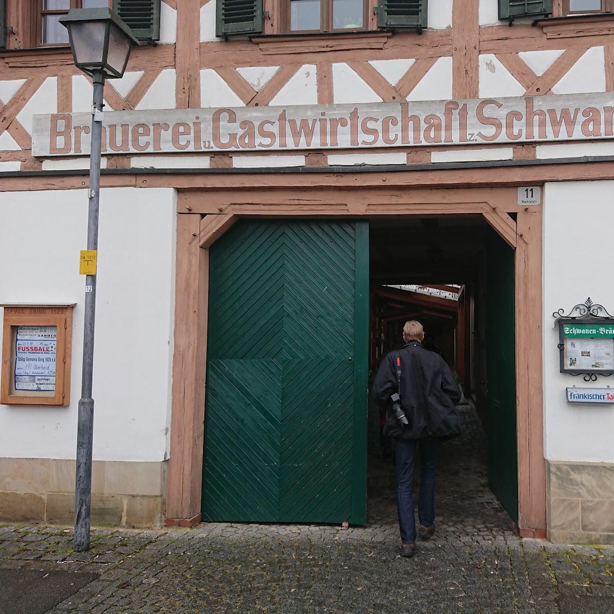 Restaurant "Schwanen Bräu Ebing" in Rattelsdorf