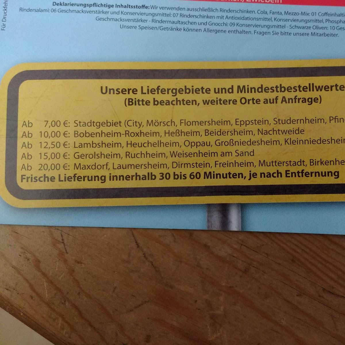 Restaurant "Amore Pizza" in Frankenthal