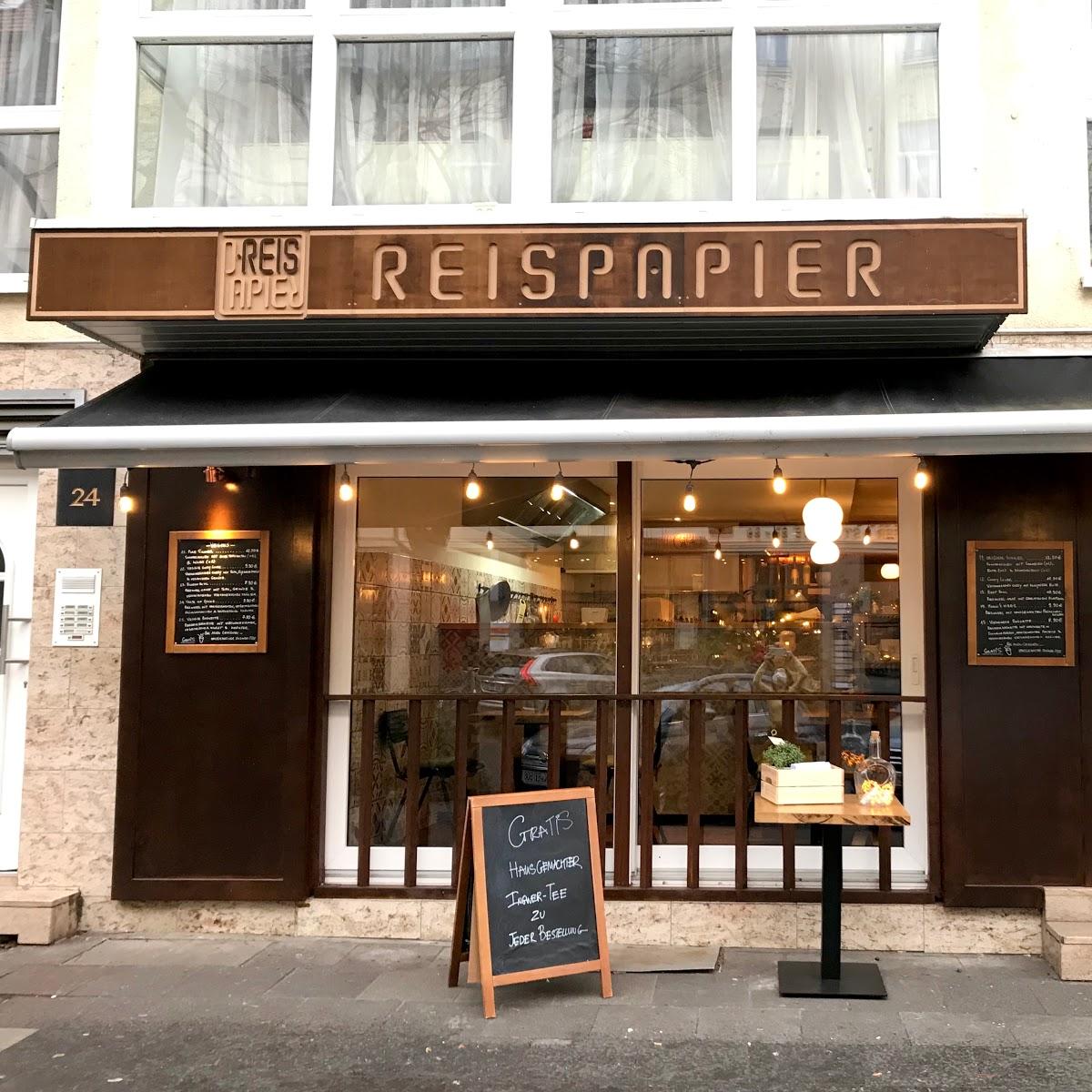 Restaurant "Reispapier" in Köln