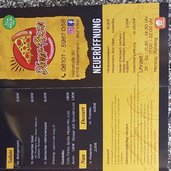 Restaurant "Pizzeria, Döner Massenheim" in Bad Vilbel