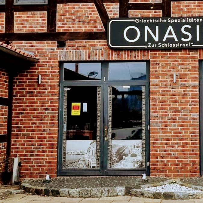 Restaurant "ONASIS RESTAURANT  ZUR SCHLOSSINSEL " in Wolgast