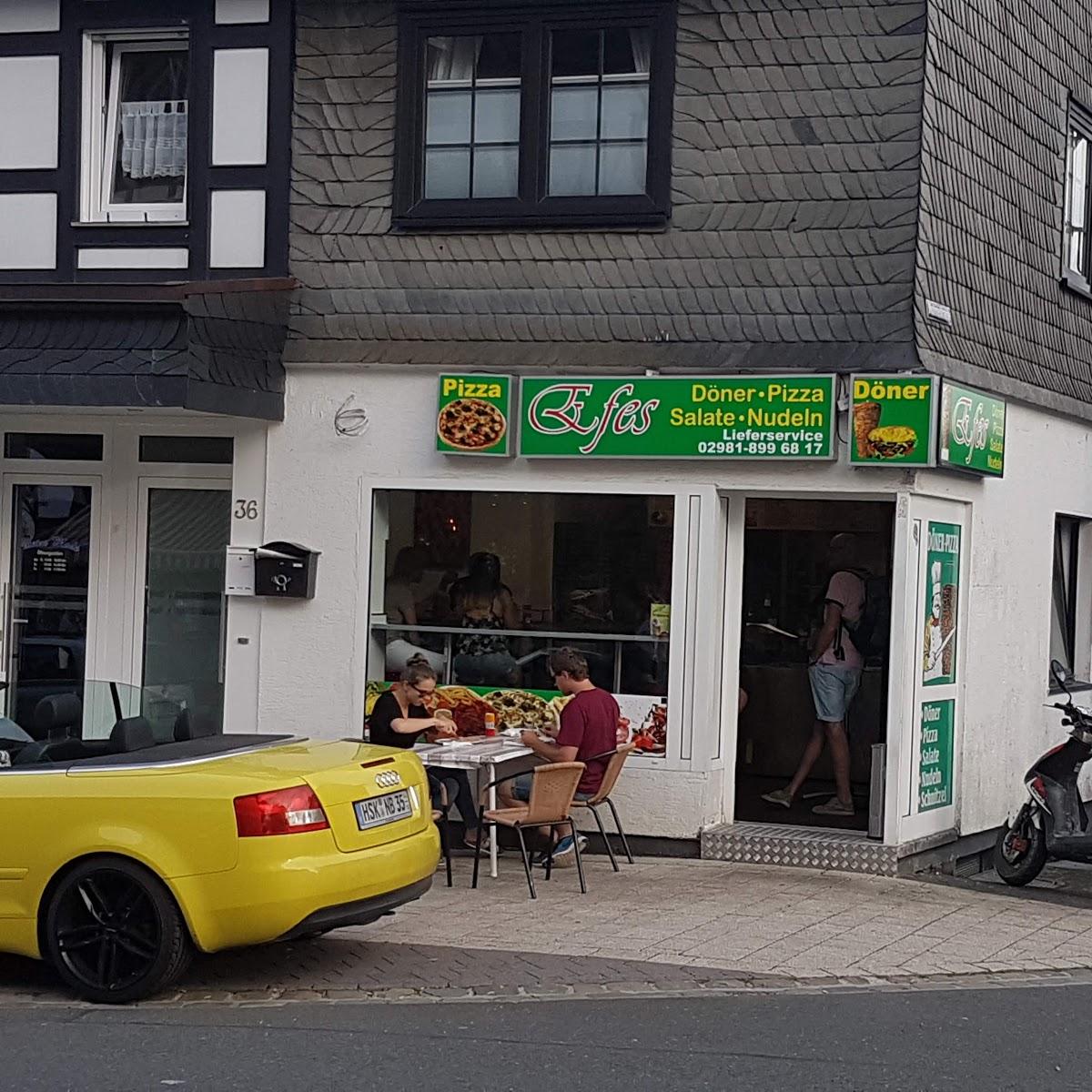 Restaurant "Efes Döner pizzaria" in Winterberg