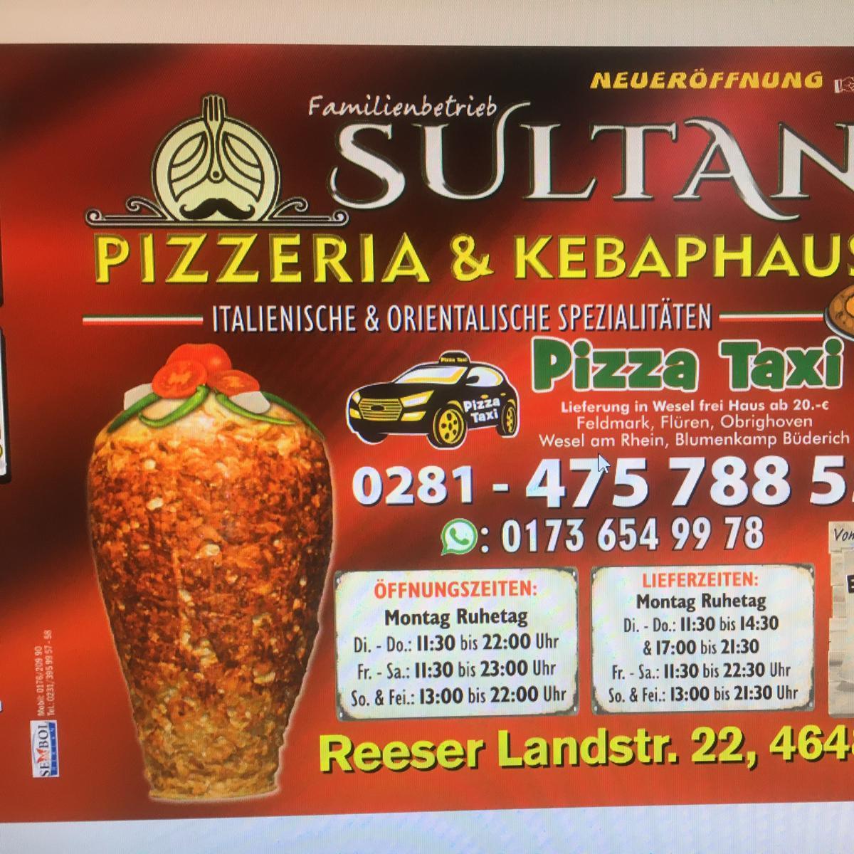 Restaurant "Pizzeria Sultan Kebaphaus" in Wesel