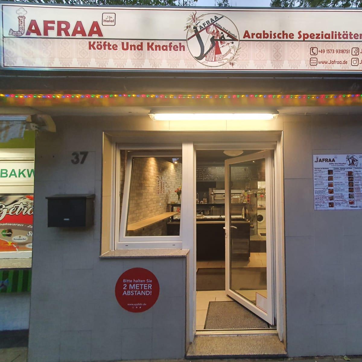 Restaurant "-   Jafraa Köfte und Knafeh - Arabische Spezialitäten" in Duisburg