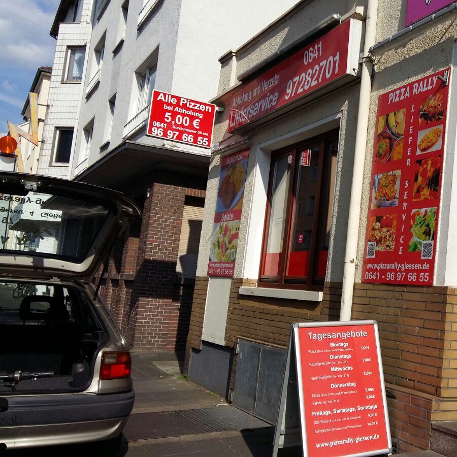 Restaurant "Pizzeria Rally Abholung und Lieferservice" in Gießen