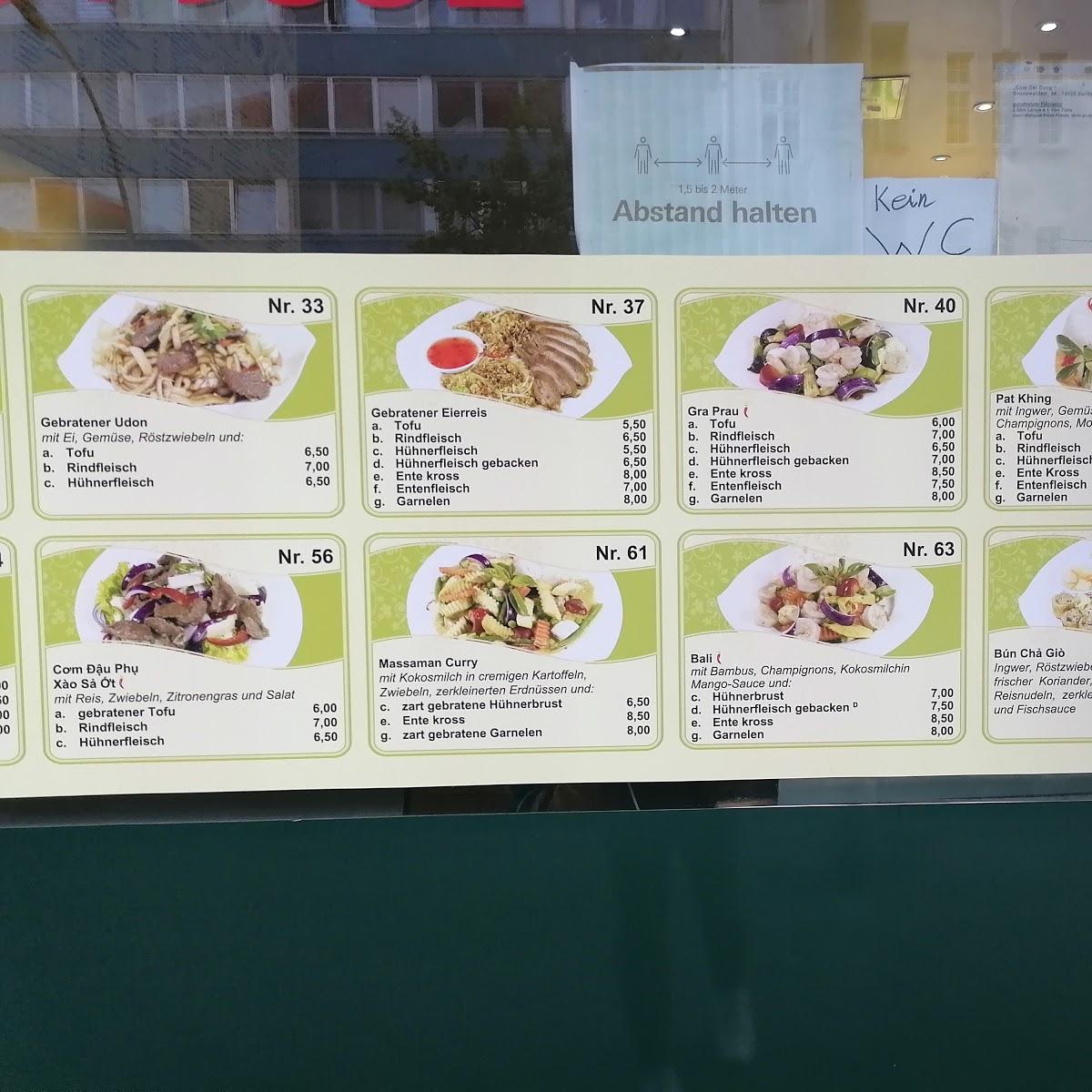 Restaurant "Com Dai Dung" in Berlin