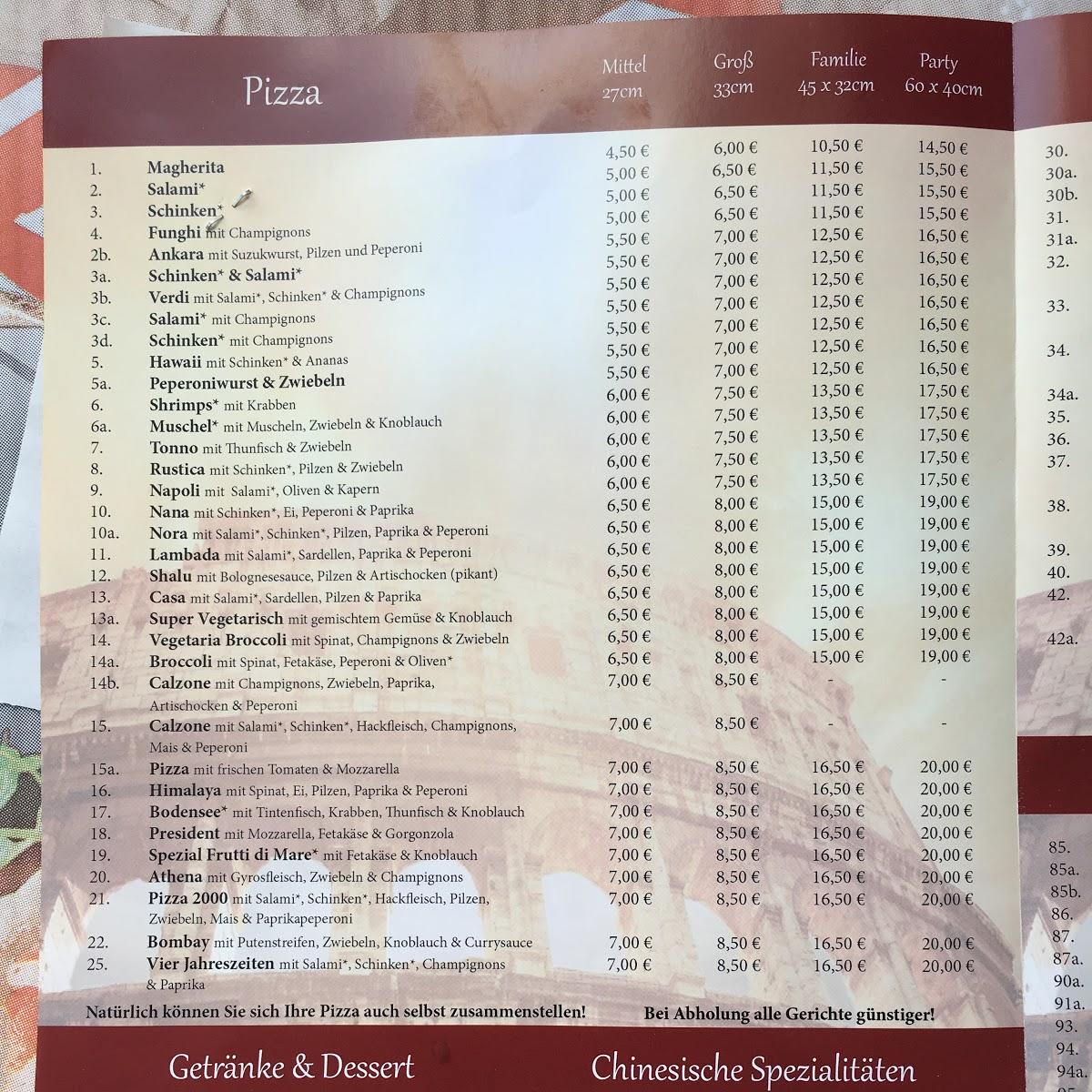 Restaurant "Pizzeria 2000" in Ludwigshafen am Rhein