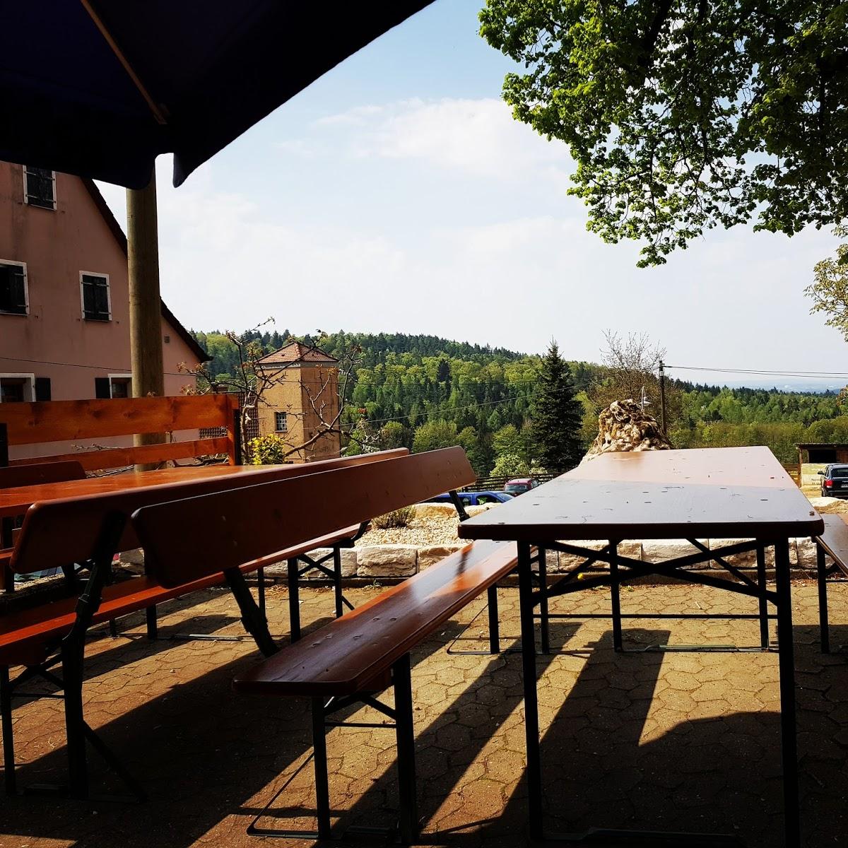 Restaurant "Berggasthof Glatzenstein" in  Sand