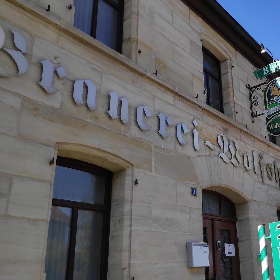 Restaurant "Wolfshöher Bräustüberl" in  Sand