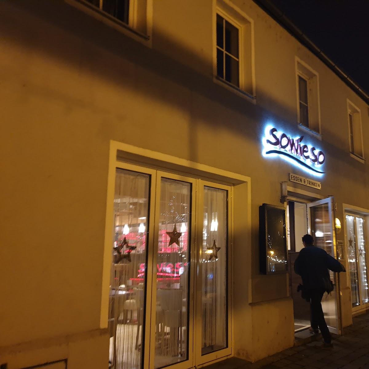 Restaurant "SOWIESO Essen & Trinken" in  Burglengenfeld
