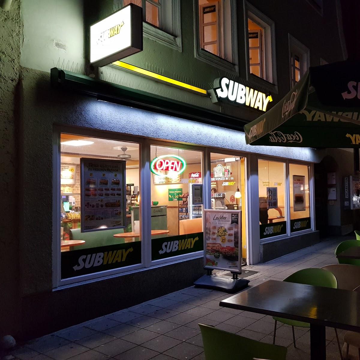 Restaurant "Subway" in Ingolstadt