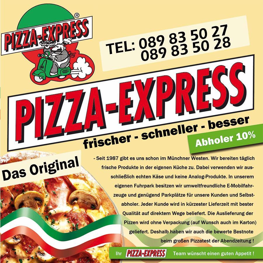 Restaurant "Pizza-Express  Pasing Das original" in München