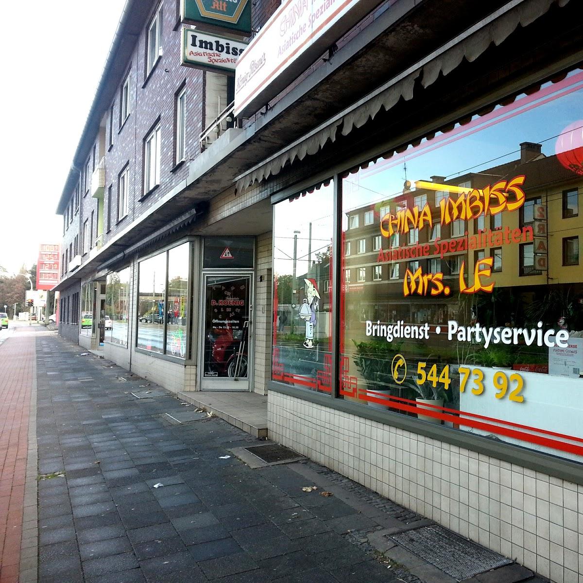 Restaurant "China Imbiss Mrs Le Fahrn" in Duisburg