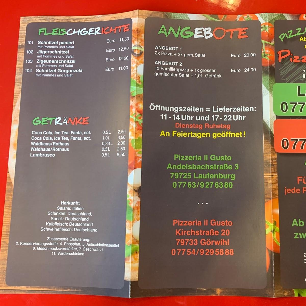 Restaurant "Pizzera Il Gusto" in Laufenburg