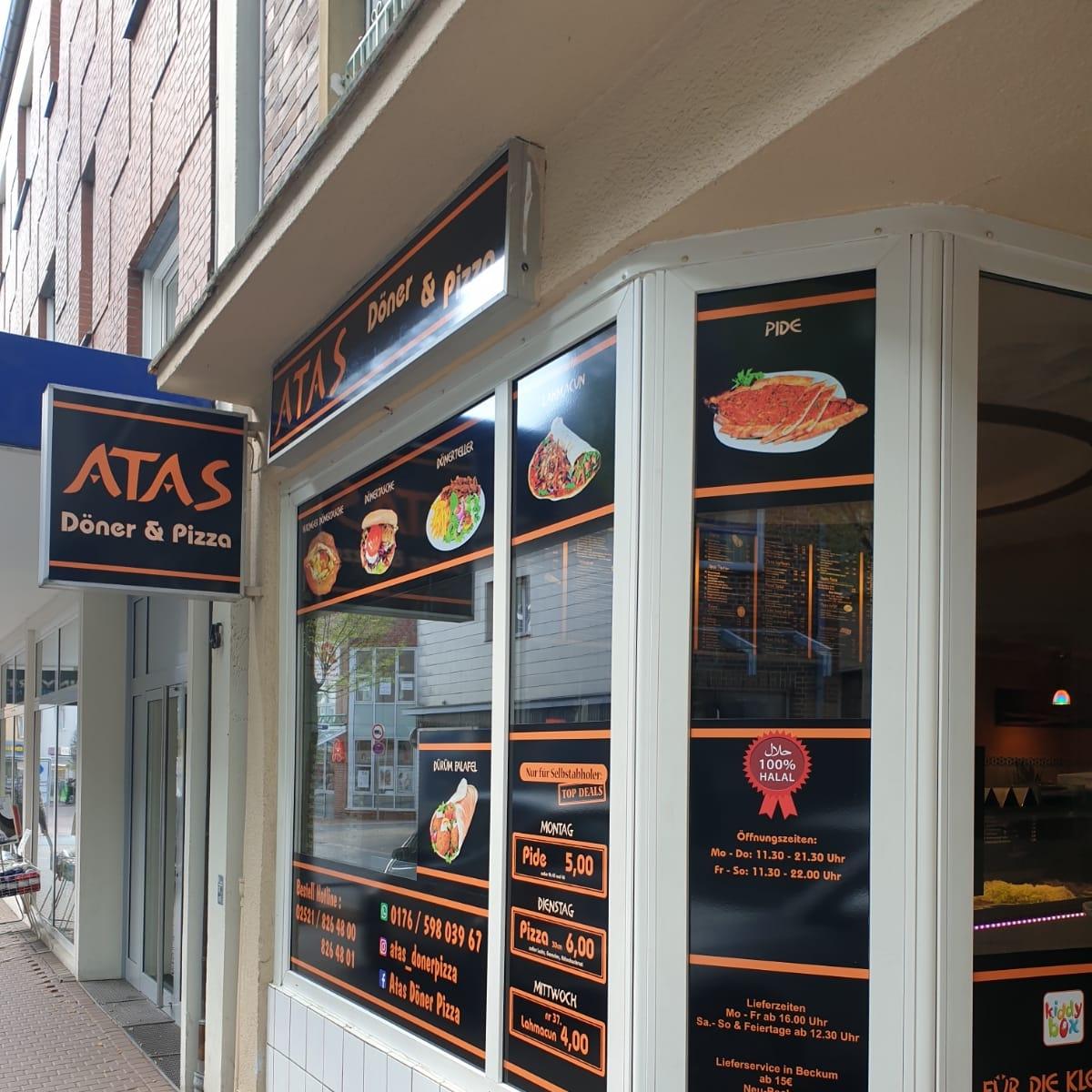 Restaurant "Atas Döner & Pizza" in Beckum