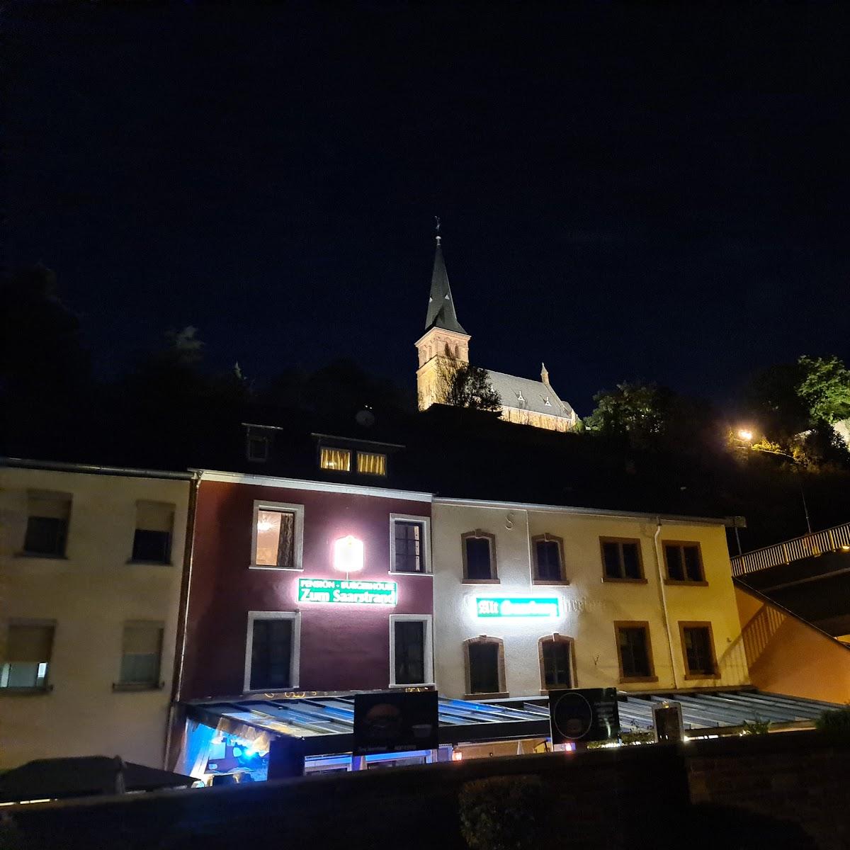 Restaurant "Zum Saarstrand Pension" in Saarburg