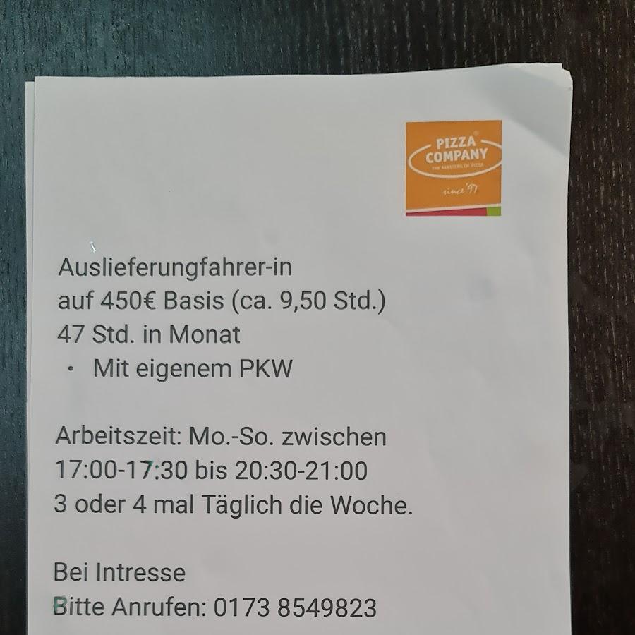 Restaurant "Pizza Company" in Köln