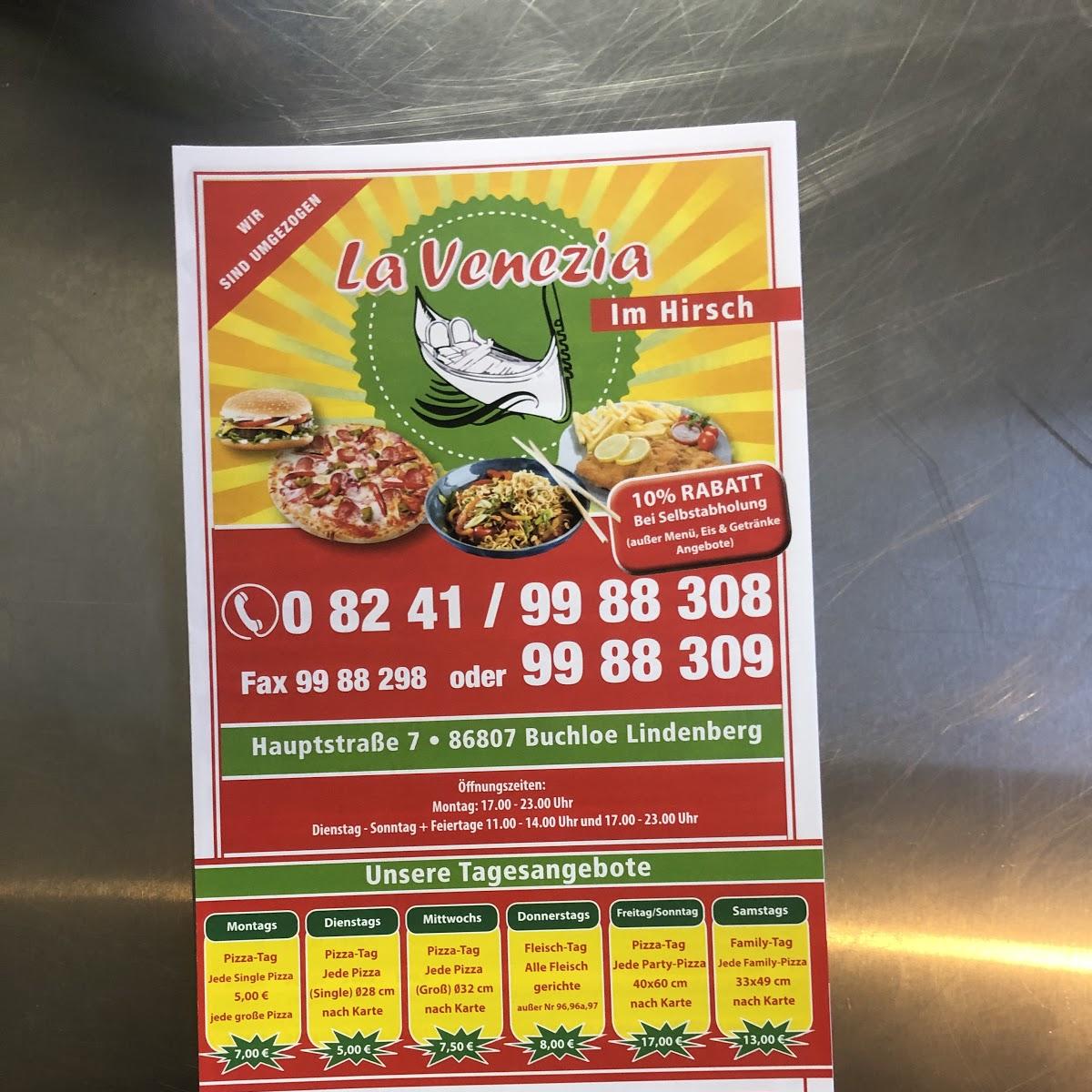 Restaurant "Pizzeria La Venezia" in Buchloe