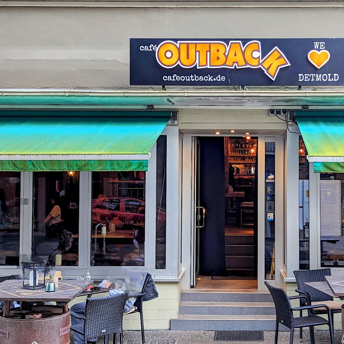 Restaurant "Café Outback" in Detmold