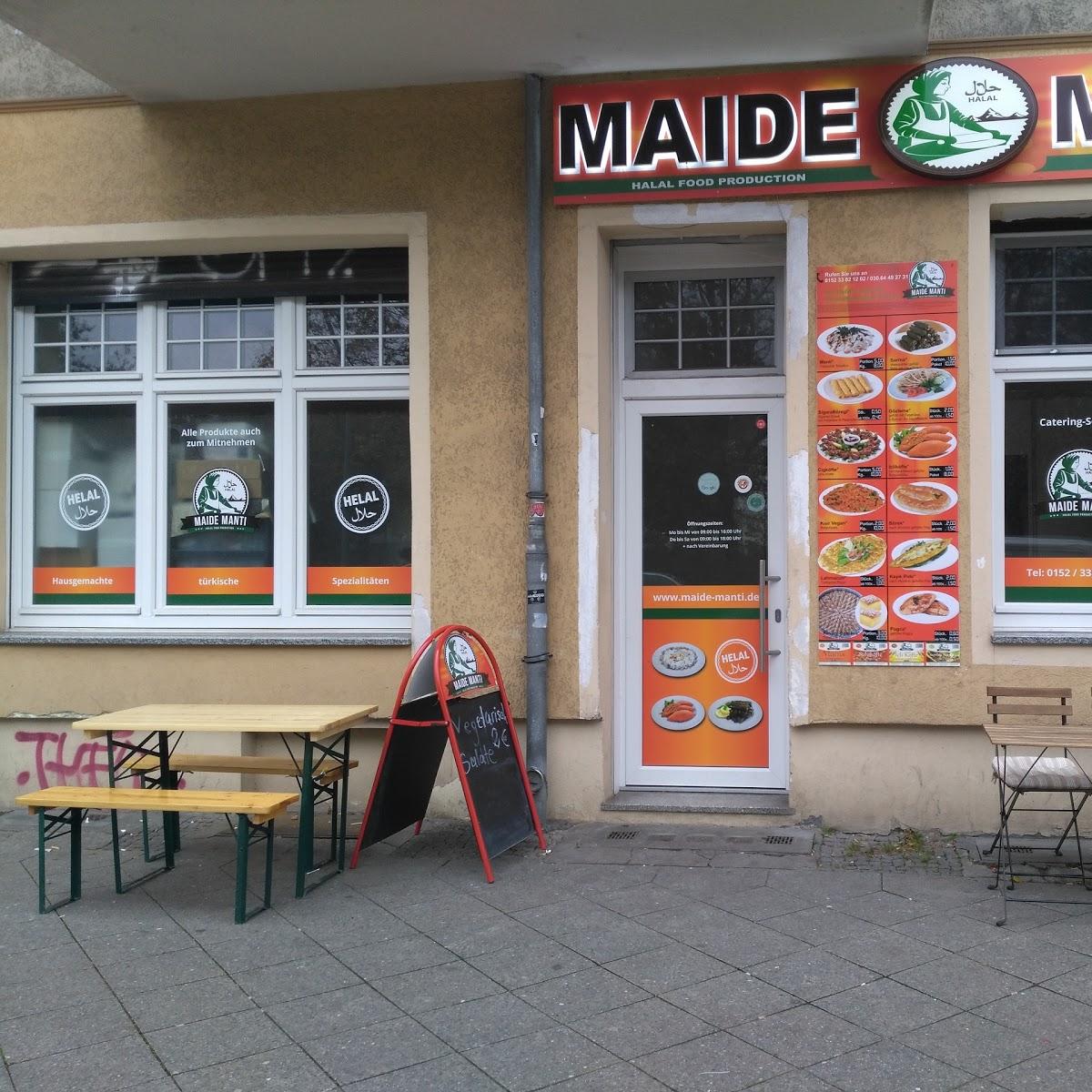 Restaurant "Maide Manti - Halal Food Production" in Berlin