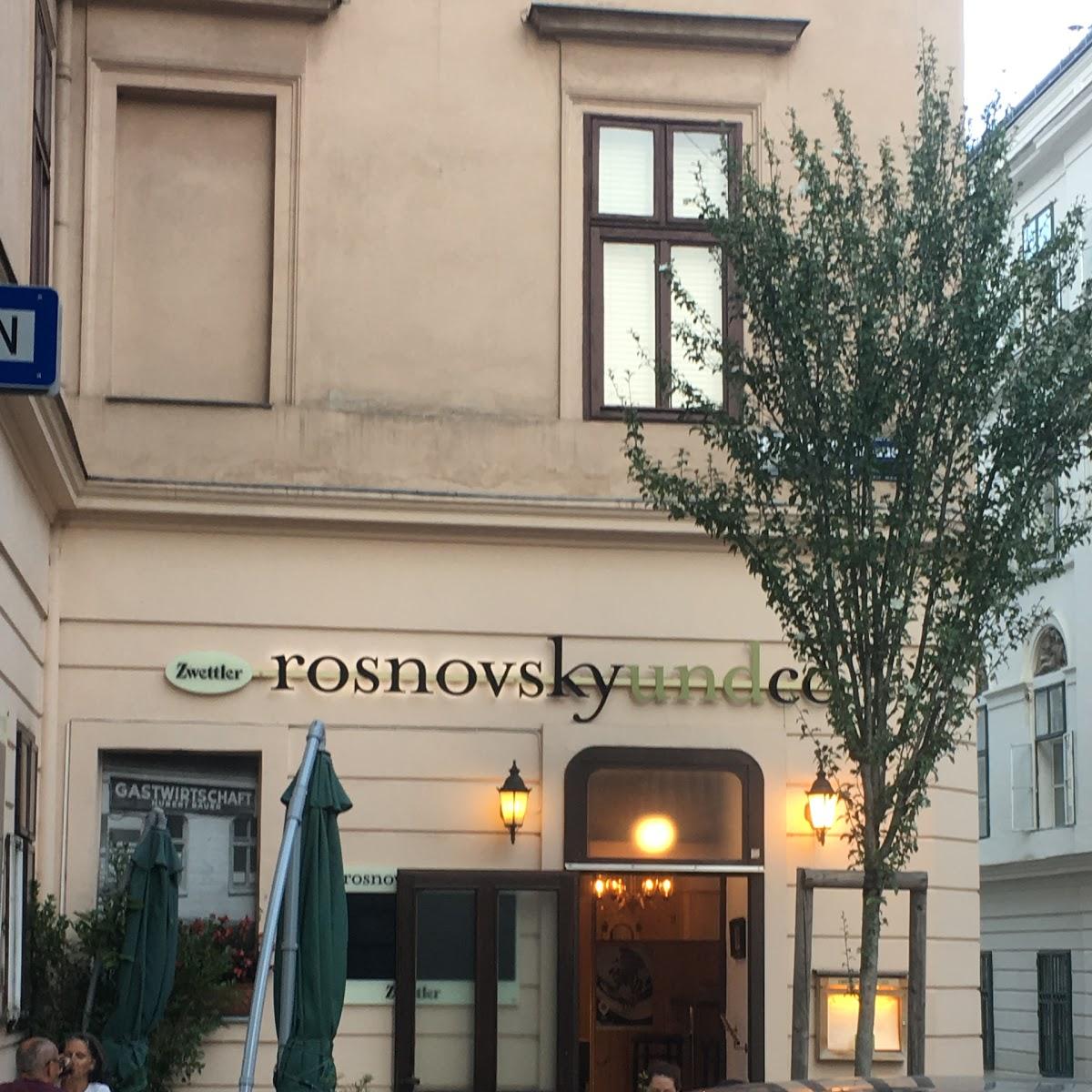 Restaurant "rosnovskyundco" in Wien