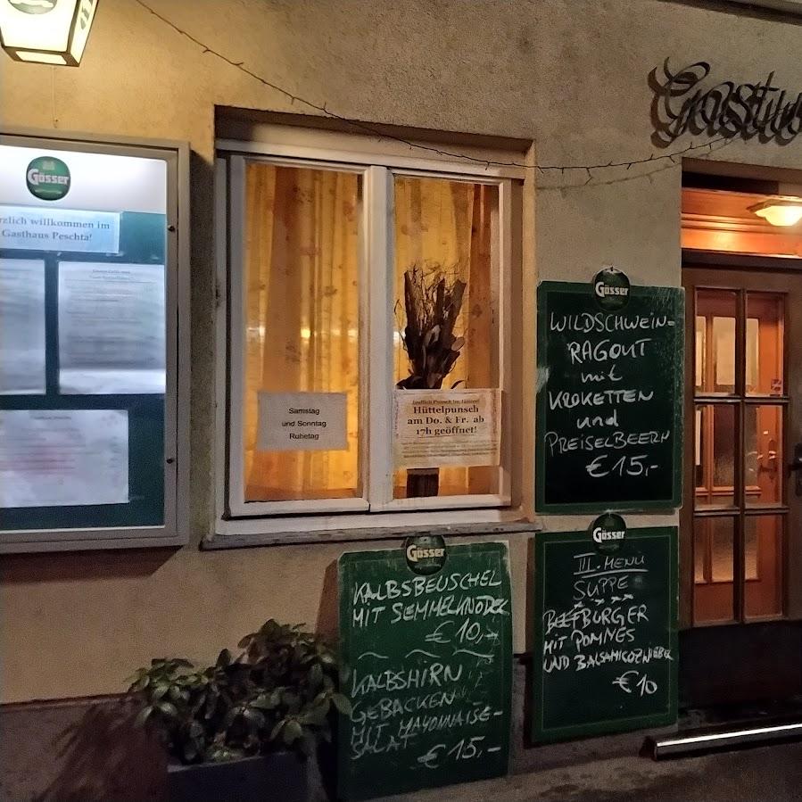 Restaurant "Gasthaus Peschta" in Wien