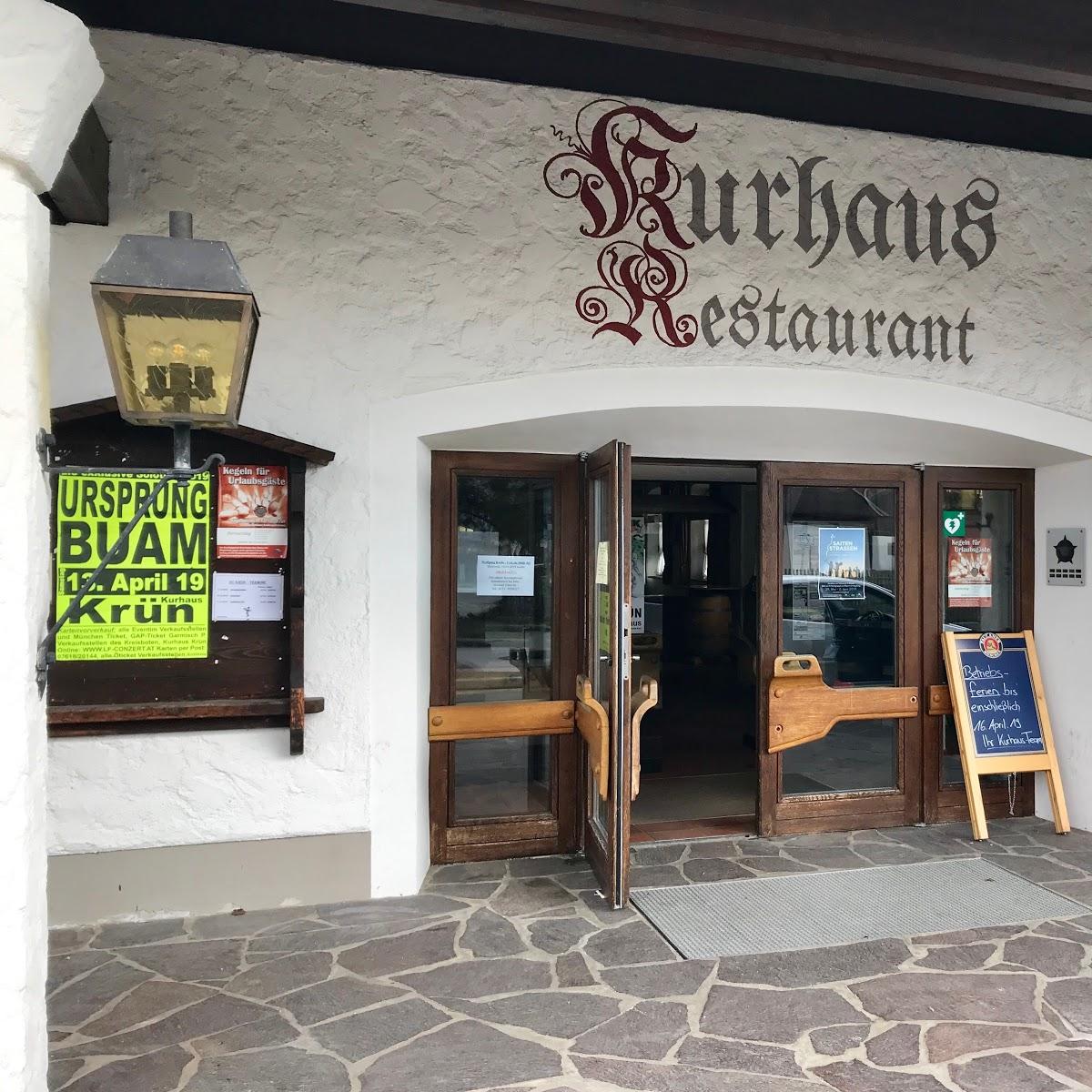 Restaurant "Kurhaus  - Restaurant" in  Krün