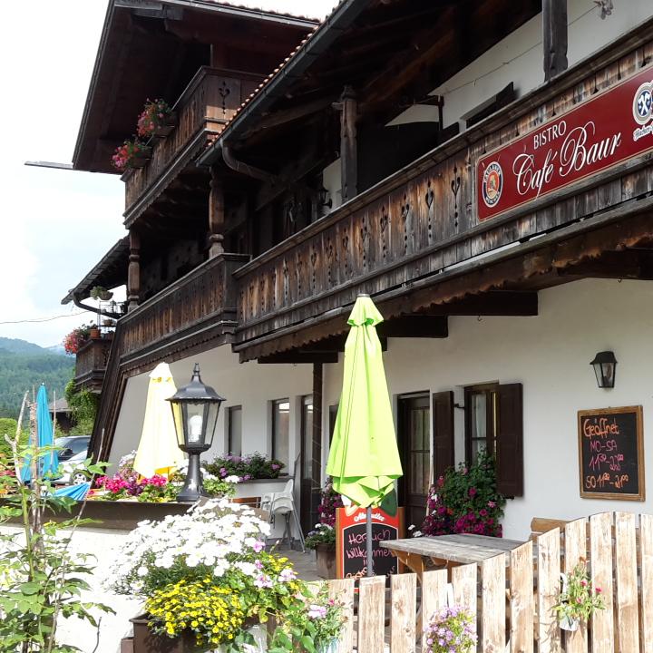 Restaurant "Bistro Cafe Baur" in Krün