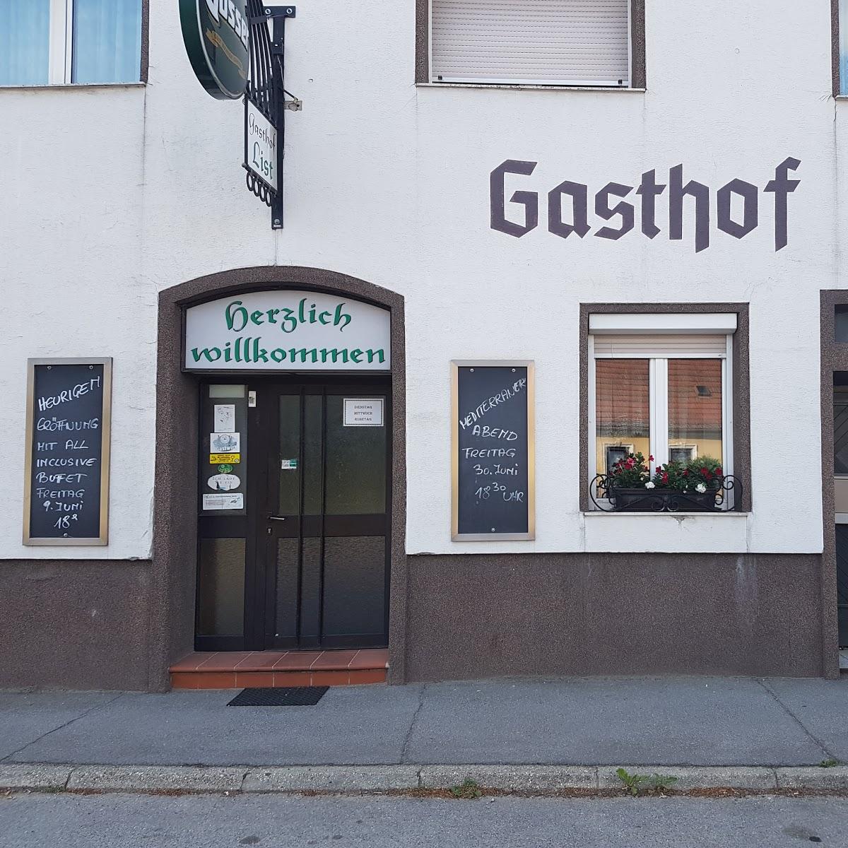 Restaurant "Gasthaus List" in Leopoldsdorf im Marchfelde