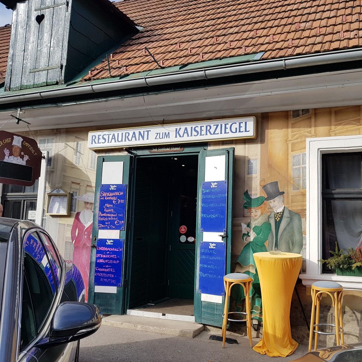 Restaurant "Restaurant Kaiserziegel" in Kaltenleutgeben
