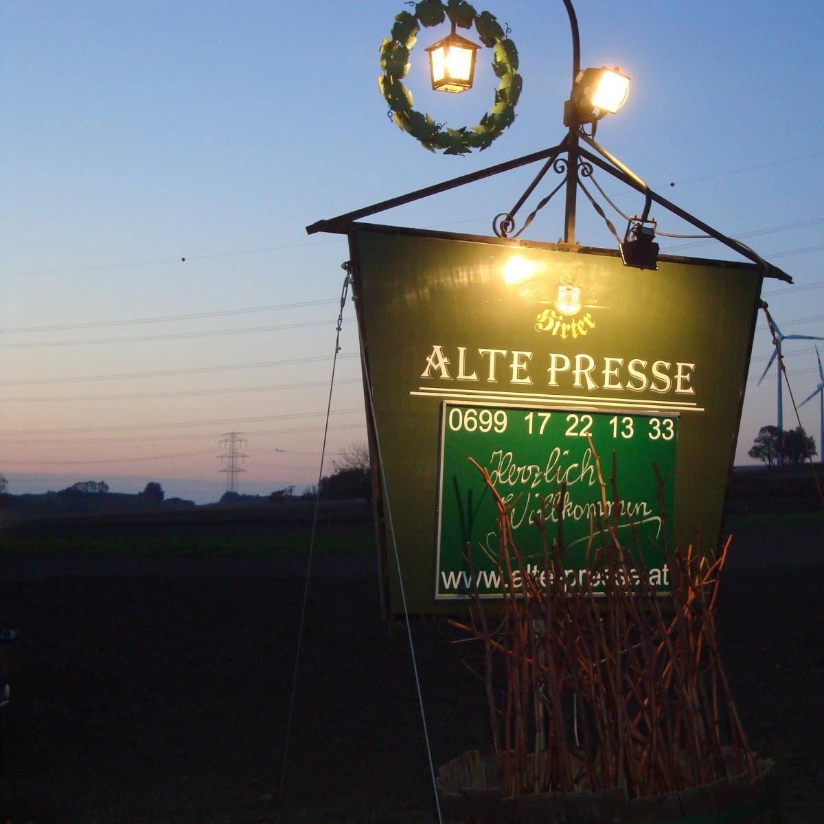Restaurant "Alte Presse" in Sarasdorf