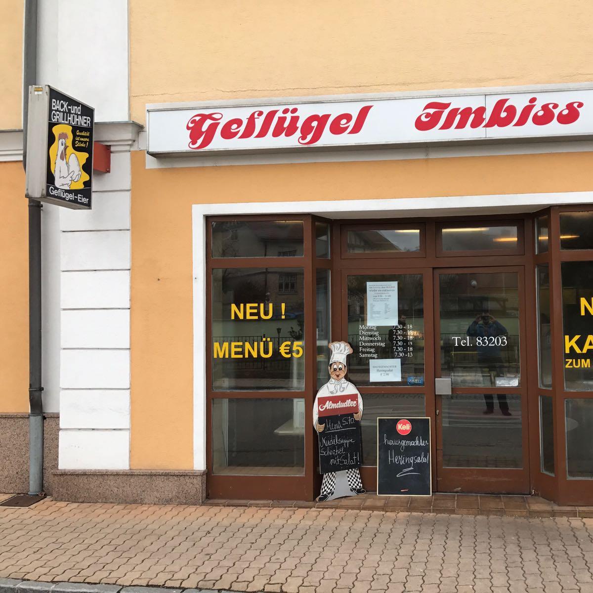 Restaurant "Geflügel Imbiss Riha" in Berndorf