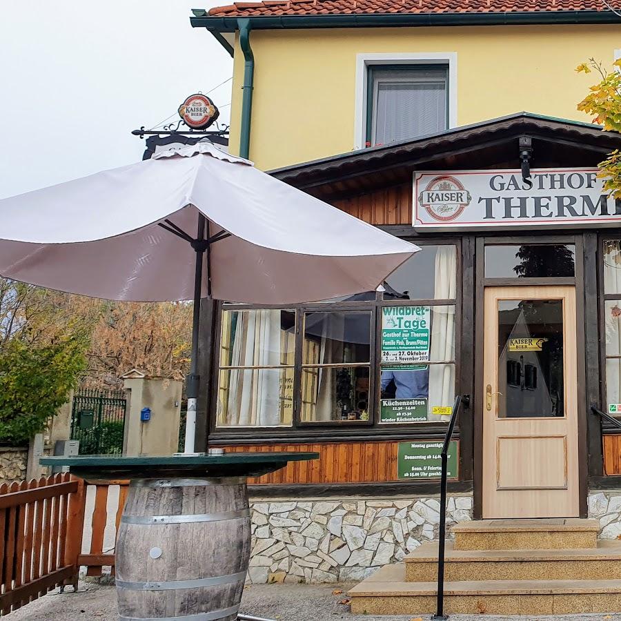 Restaurant "Gasthof Zur Therme" in Brunn an der Pitten