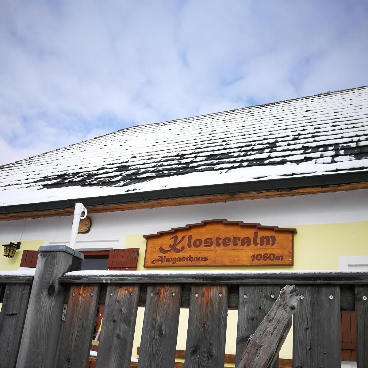 Restaurant "Almgasthaus Klosteralm" in Hintereben